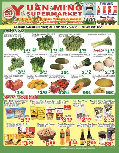 Yuan Ming Supermarket Flyer May 21 to 27
