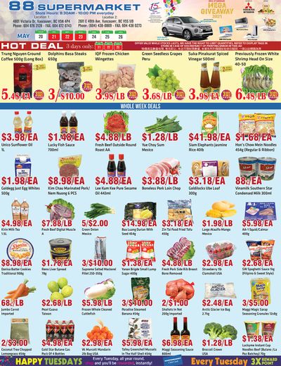 88 Supermarket Flyer May 20 to 26