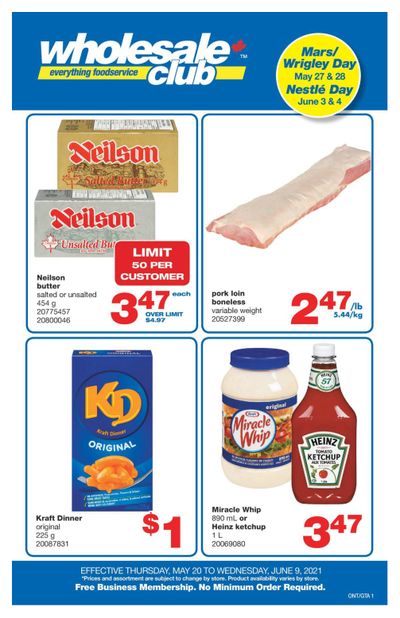 Wholesale Club (ON) Flyer May 20 to June 9