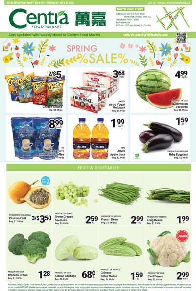 Centra Foods (North York) Flyer May 21 to 27