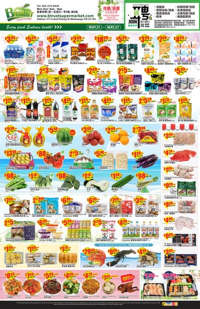 Btrust Supermarket (Mississauga) Flyer May 21 to 27
