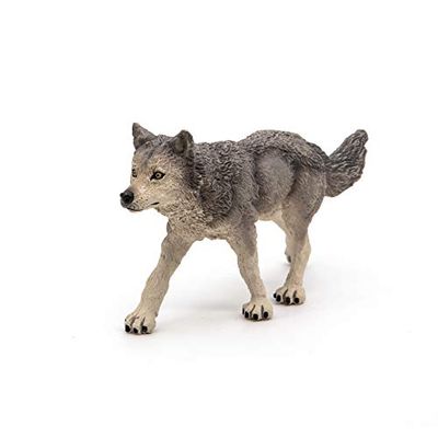 Papo Grey Wolf Action Toy Figure