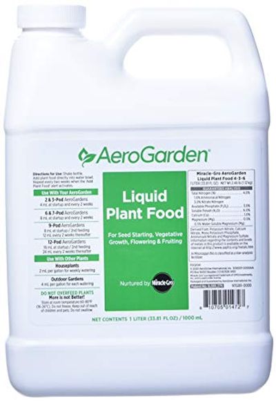 Miracle-Gro AeroGarden 1-Quart Liquid Nutrients
