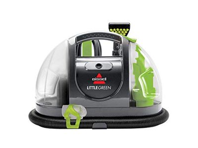BISSELL - Portable Carpet Cleaner - Little Green Plus – for Carpet & Upholstery – with Stain Brush and Self-Cleaning Tool - Home and Automotive use