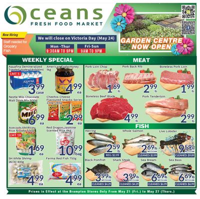 Oceans Fresh Food Market (Brampton) Flyer May 21 to 27