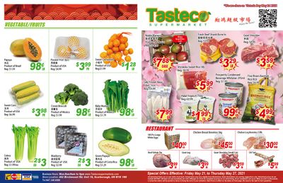 Tasteco Supermarket Flyer May 21 to 27