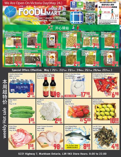 FoodyMart (HWY7) Flyer May 21 to 27