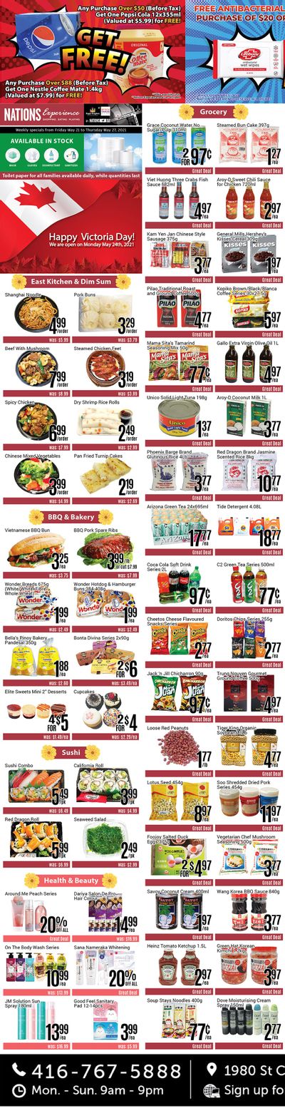 Nations Fresh Foods (Toronto) Flyer May 21 to 27