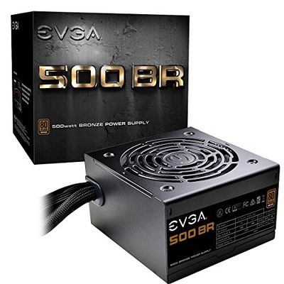 EVGA 500 BR, 80+ Bronze 500W, 3 Year Warranty, Power Supply 100- BR-0500-K1 100-BR-0500-K1