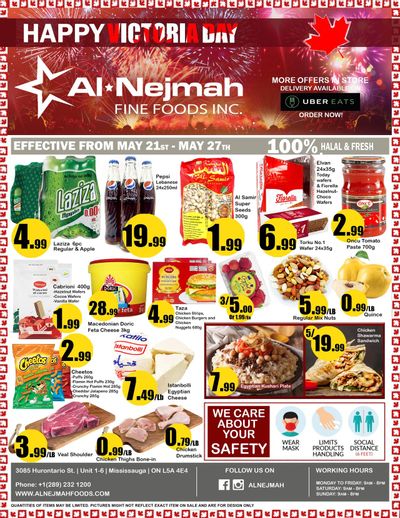 Alnejmah Fine Foods Inc. Flyer May 21 to 27