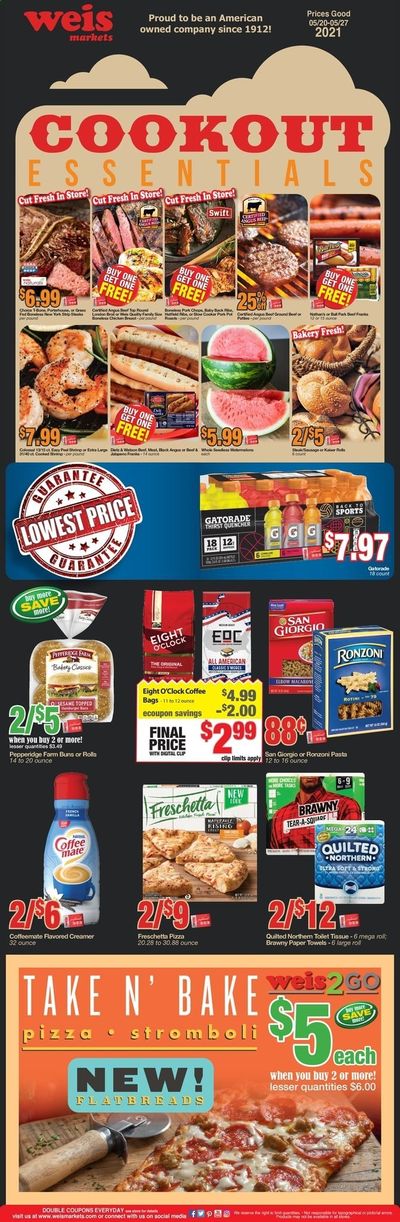 Weis (MD, NY, PA) Weekly Ad Flyer May 20 to May 27