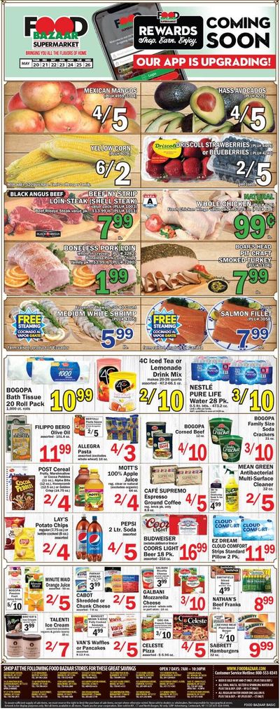 Food Bazaar (CT, NJ, NY) Weekly Ad Flyer May 20 to May 26