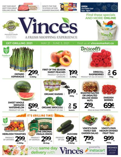 Vince's Market Flyer May 21 to June 3