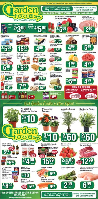 Garden Foods Flyer May 21 to 27