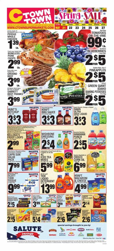 C-Town (CT, FL, MA, NJ, NY, PA) Weekly Ad Flyer May 21 to May 27