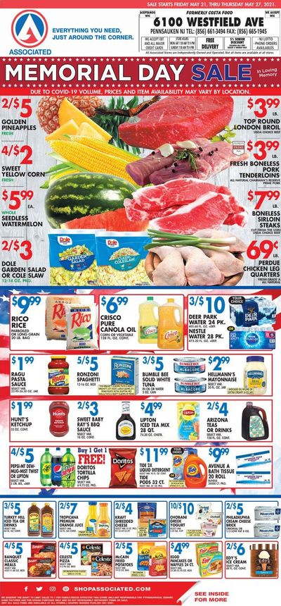 Associated Supermarkets (NY) Weekly Ad Flyer May 21 to May 27
