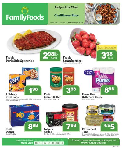 Family Foods Flyer March 13 to 19
