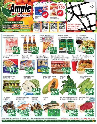 Ample Food Market (North York) Flyer May 21 to 27