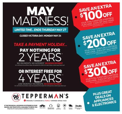Tepperman's Flyer May 21 to 27