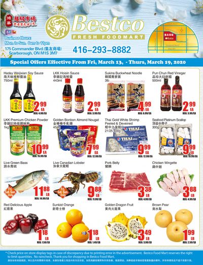 BestCo Food Mart (Scarborough) Flyer March 13 to 19