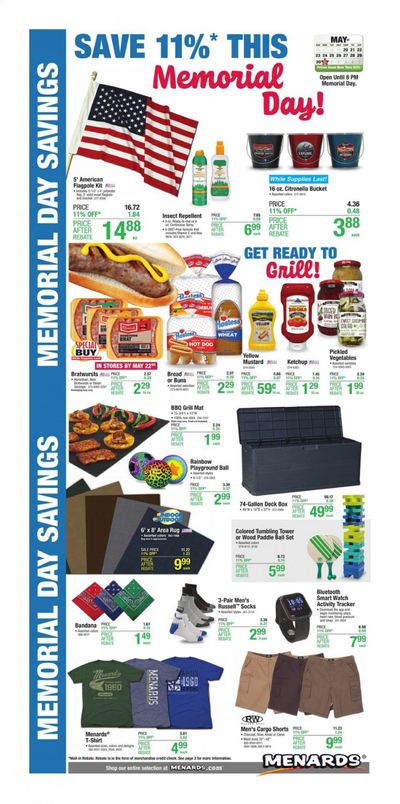 Menards Weekly Ad Flyer May 20 to May 31