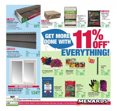 Menards Weekly Ad Flyer May 20 to May 31