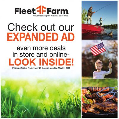 Fleet Farm (IA, MN, ND, WI) Weekly Ad Flyer May 21 to May 31