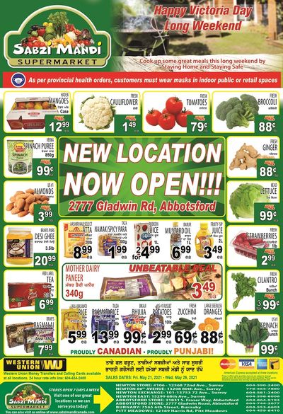 Sabzi Mandi Supermarket Flyer May 21 to 26