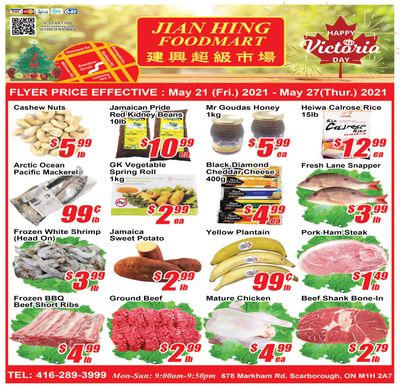 Jian Hing Foodmart (Scarborough) Flyer May 21 to 27
