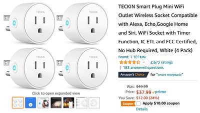 Amazon Canada Deals: Save 44% on Mini WiFi Outlet Wireless Socket + 28% 0n Mini Projector + More Offers