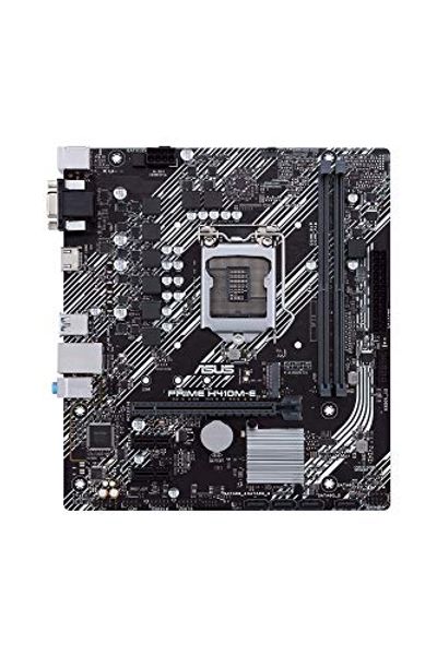 ASUS PRIME H410M-E LGA1200 (Intel® 10th Gen) Micro-ATX motherboard (M.2 support, HDMI, D-Sub, USB 3.2 Gen 1, COM header, TPM header, 4K@60Hz)