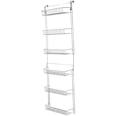 Lavish Home A050019 Closet with 6 Shelves, Over The Door Pantry and Bathroom Organizer