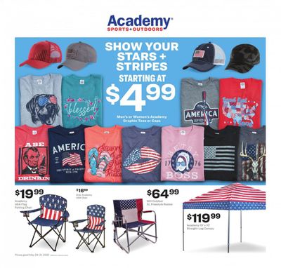 Academy Sports (AL, AR, GA, LA, MO, NC, SC, TN, TX) Weekly Ad Flyer May 24 to May 31