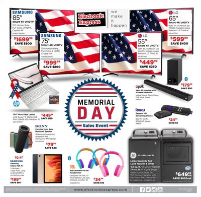 Electronic Express (AL, TN) Weekly Ad Flyer May 23 to May 29