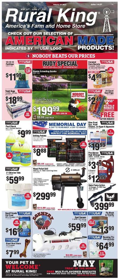 Rural King Weekly Ad Flyer May 23 to June 5