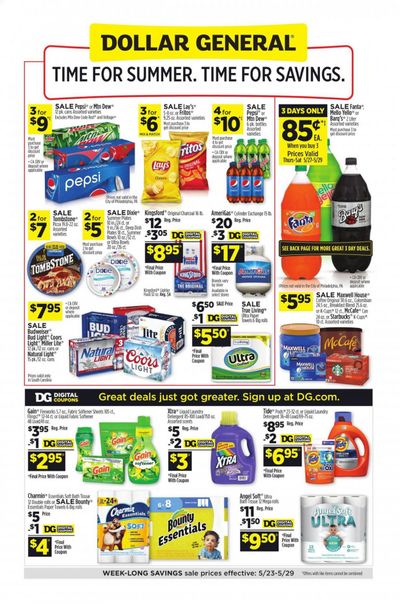 Dollar General (SC) Weekly Ad Flyer May 23 to May 29
