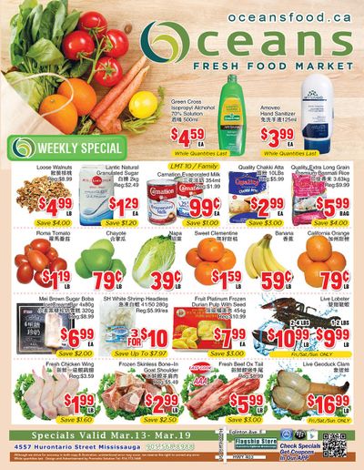 Oceans Fresh Food Market (Mississauga) Flyer March 13 to 19