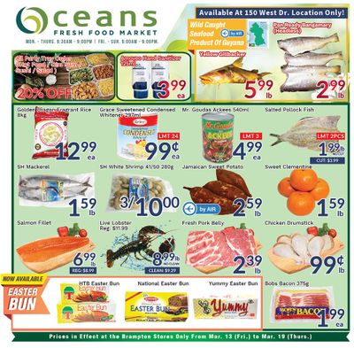 Oceans Fresh Food Market (Brampton) Flyer March 13 to 19