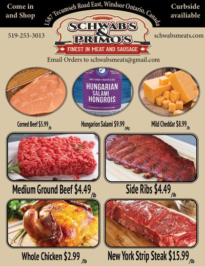 Schwab's & Primo's Flyer May 25 to 29
