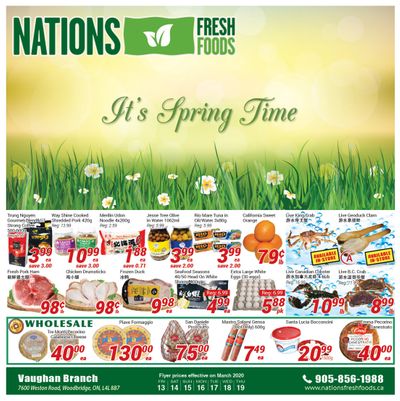 Nations Fresh Foods (Vaughan) Flyer March 13 to 19