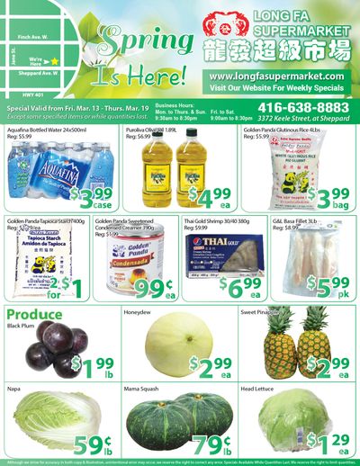 Long Fa Supermarket Flyer March 13 to 19