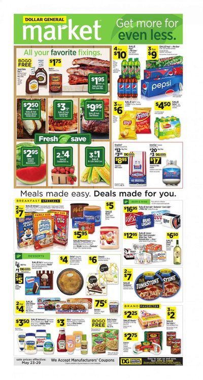 Dollar General (AL) Weekly Ad Flyer May 23 to May 29
