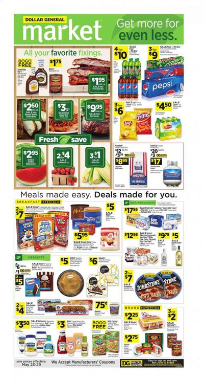 Dollar General (CA) Weekly Ad Flyer May 23 to May 29