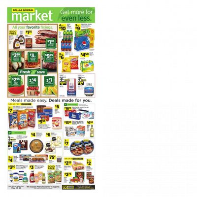 Dollar General (LA) Weekly Ad Flyer May 23 to May 29