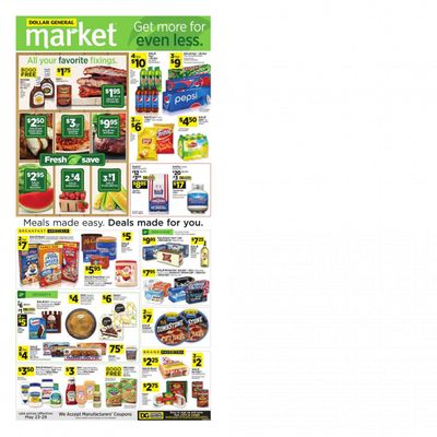 Dollar General (FL) Weekly Ad Flyer May 23 to May 29