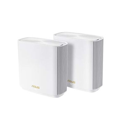 Asus ZenWiFi AX Whole-Home Tri-Band Mesh WiFi 6 System (XT8) - 2 Pack, Coverage up to 5,500 sq.ft or 6+Rooms, 6.6Gbps, WiFi, 3 SSIDs, Life-time Free Network Security and Parental Controls, 2.5G Port $529.99 (Reg $619.99)