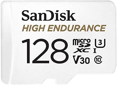 SanDisk 128GB High Endurance Video microSDXC Card with Adapter for Dash cam- C10, U3,V30,4K UHD,Micro SD Card-SDSQQNR-128G-GN6IA $24.95 (Reg $36.99)