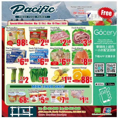 Pacific Fresh Food Market (North York) Flyer March 13 to 19