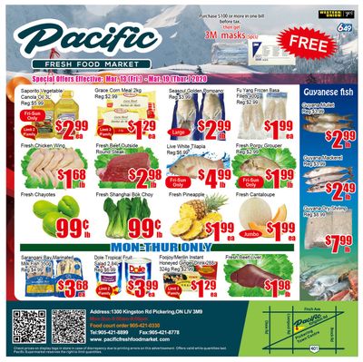 Pacific Fresh Food Market (Pickering) Flyer March 13 to 19