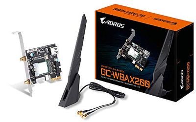Gigabyte GC-Wbax200 2x2 802.11Ax Dual Band WiFi + Bluetooth 5 PCIe Expansion Card